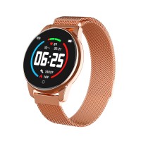 Bakeey Watch 4 HD Color Screen 24-hour HR Blood Pressure Monitor Remote Camera Business Style Smart Watch
