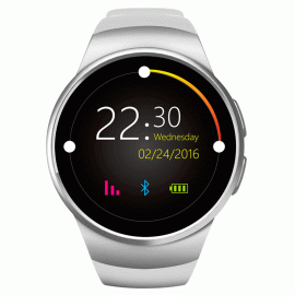 Bakeey KW18 2.5D Screen 2G Watch Phone TF Card Voice Search Weather Forecast bluetooth Music Smart Watch