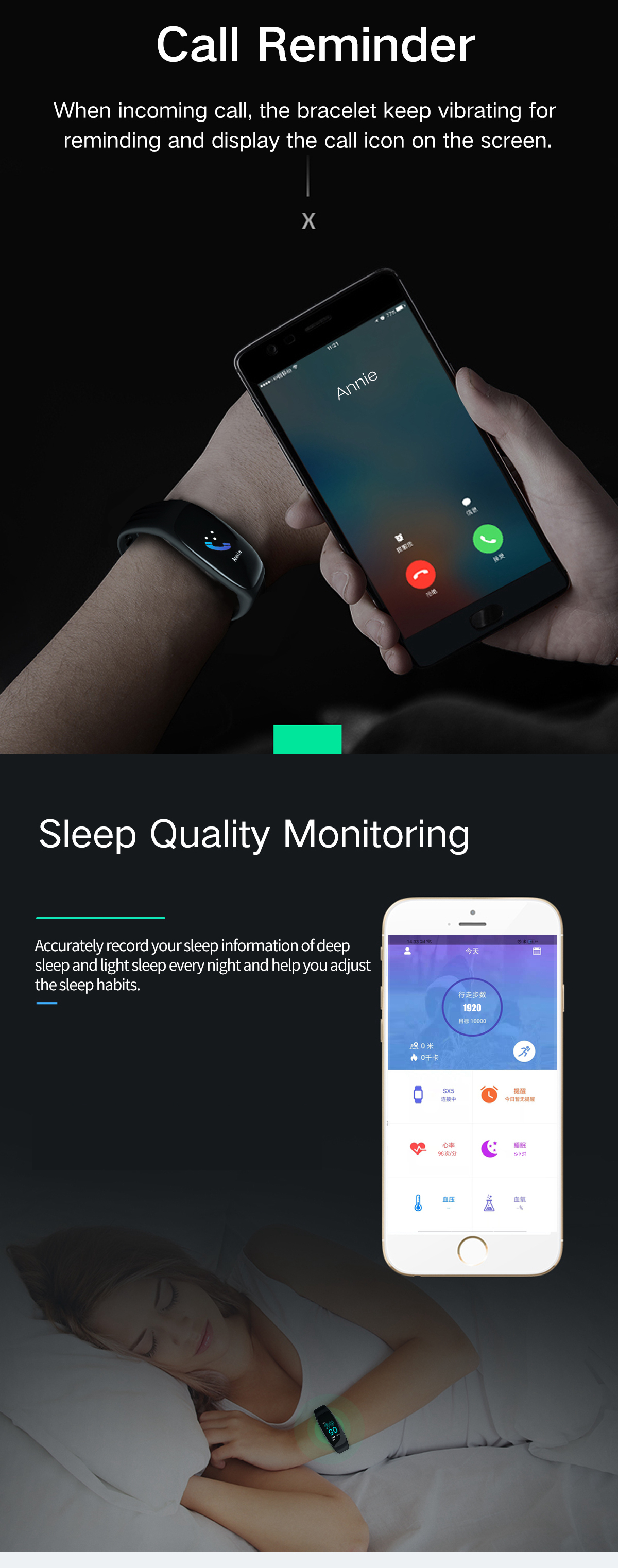 Bakeey-SX6-Real-Time-Blood-Pressure-Sleep-Monitor-Reject-Call-Camera-Control-USB-Charger-Smart-Watch-1516212