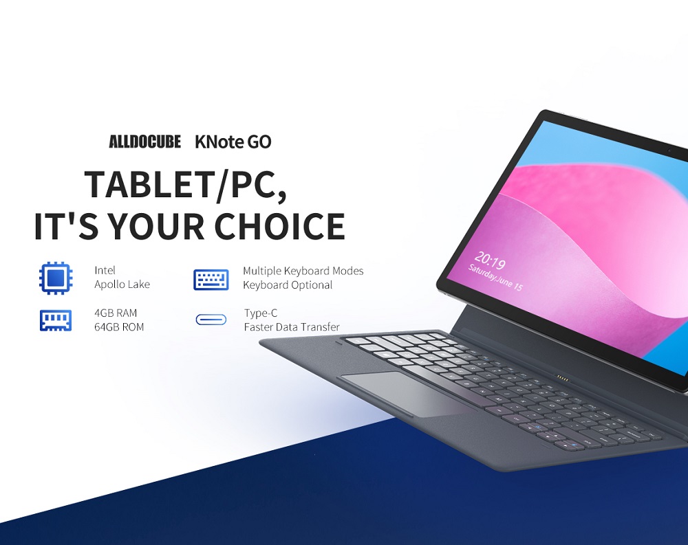 Alldocube-KNote-GO-64GB-Intel-Apollo-Lake-N3350-116-Inch-Windows-10-Tablet-Original-Box-1607919